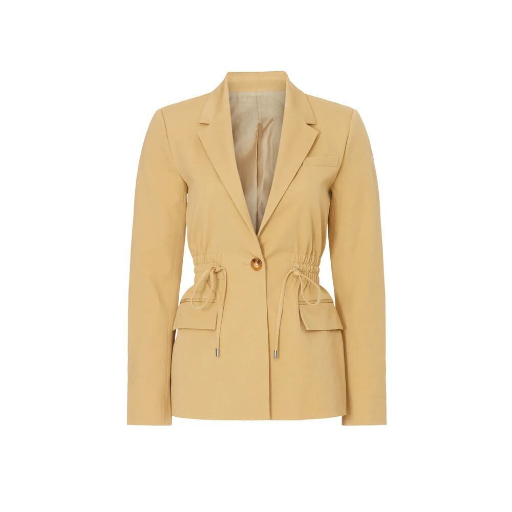 Derek Lam 10 Crosby Arwen Jacket Size 2 Khaki Excellent Condition - Picture 4 of 10